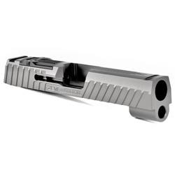 ZEV Z365XL Octane Slide with RMSC Optic Cut, Gray - Pointing Right